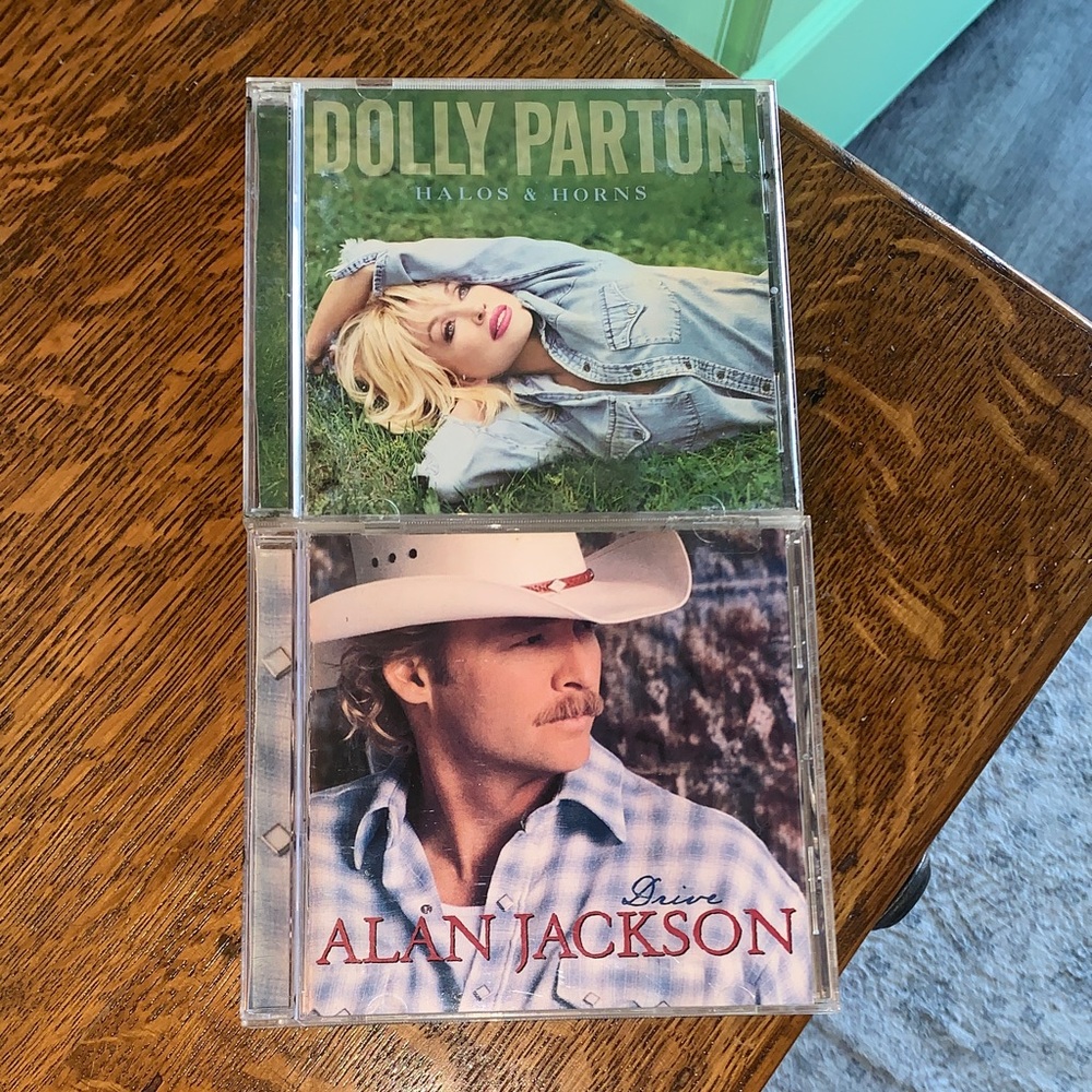 Dolly Parton “Halos & Horns” CD & Alan Jackson “Drive” CD